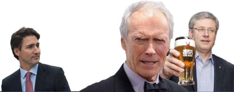 Clint Eastwood and Former Canada Prime Ministers